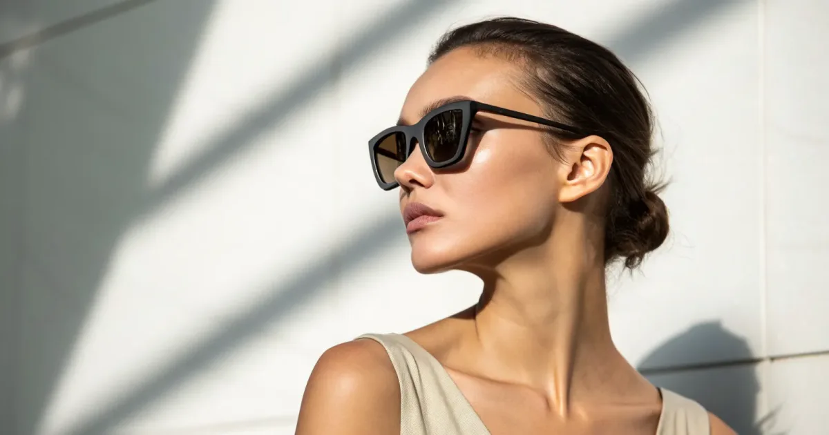 Sunglasses Styles for Round Faces That Add Definition cover image